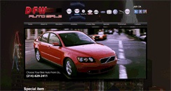 Desktop Screenshot of dfwautosale.com